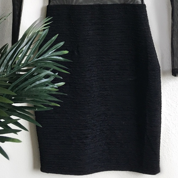 SOLD  Sheer Cutout Mini Dress by Material Girl - Picture 3 of 4